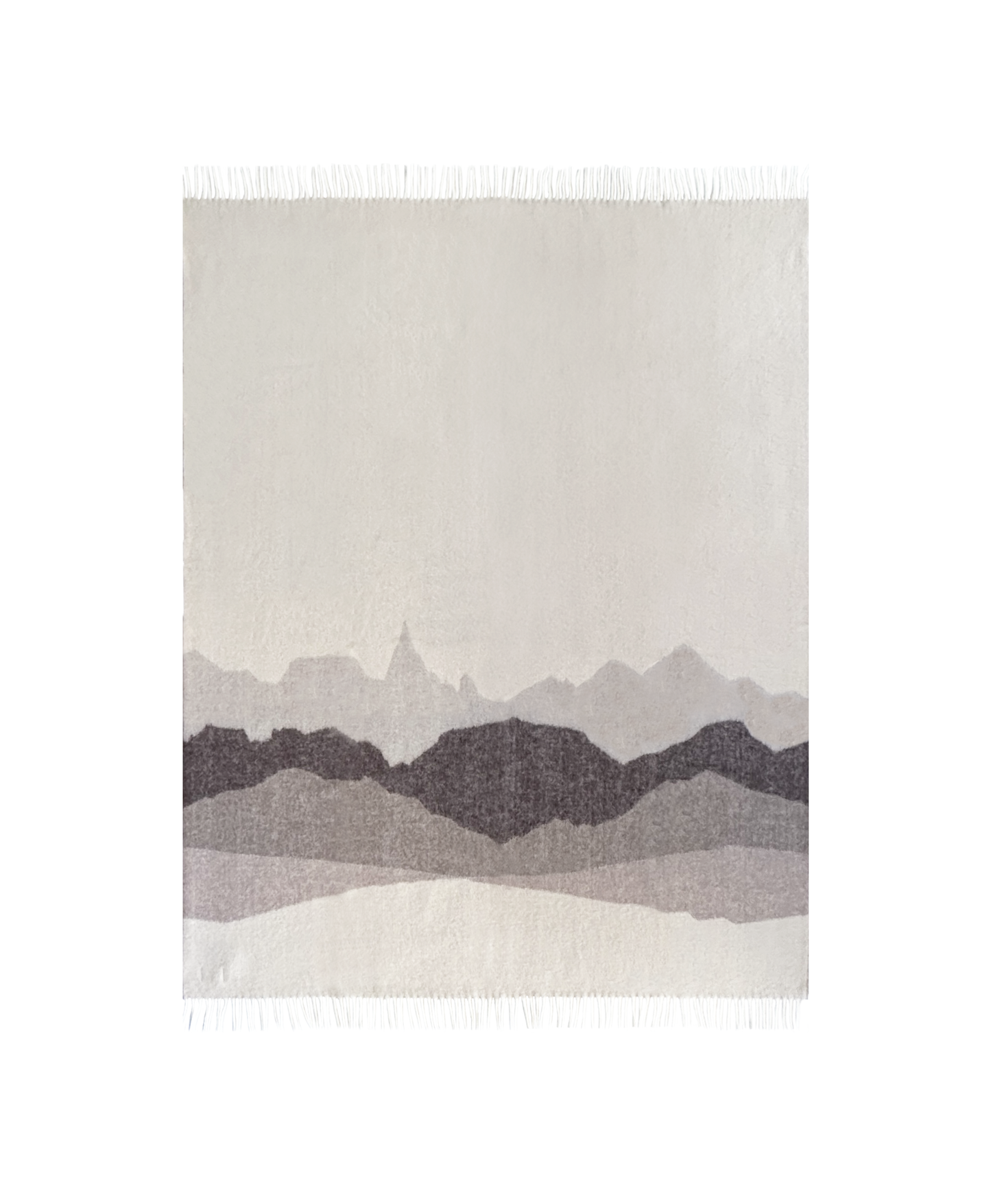Wool Throw - Mountain - Natural