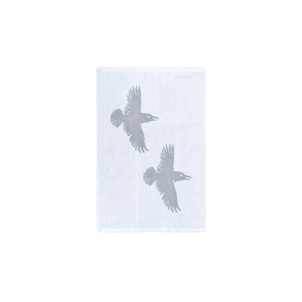 Towel Raven white small