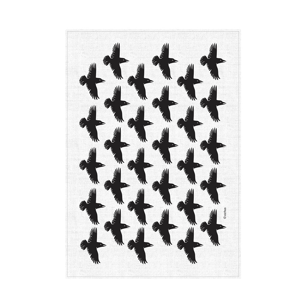 Tea Towel Ravens
