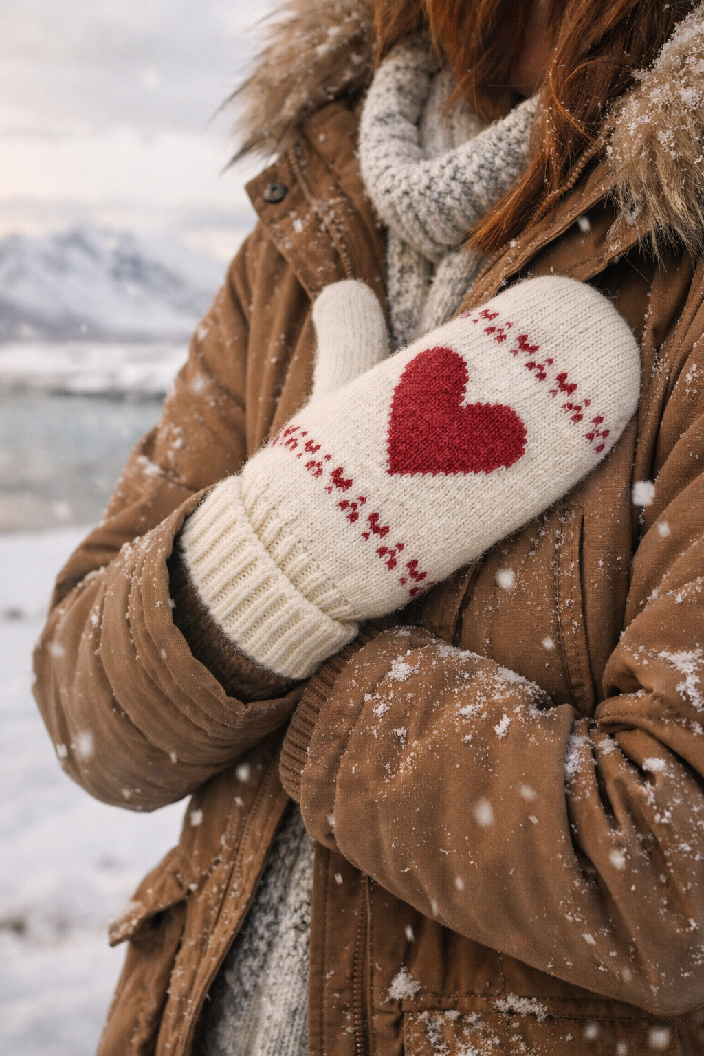 Warmhearted Wool Mittens