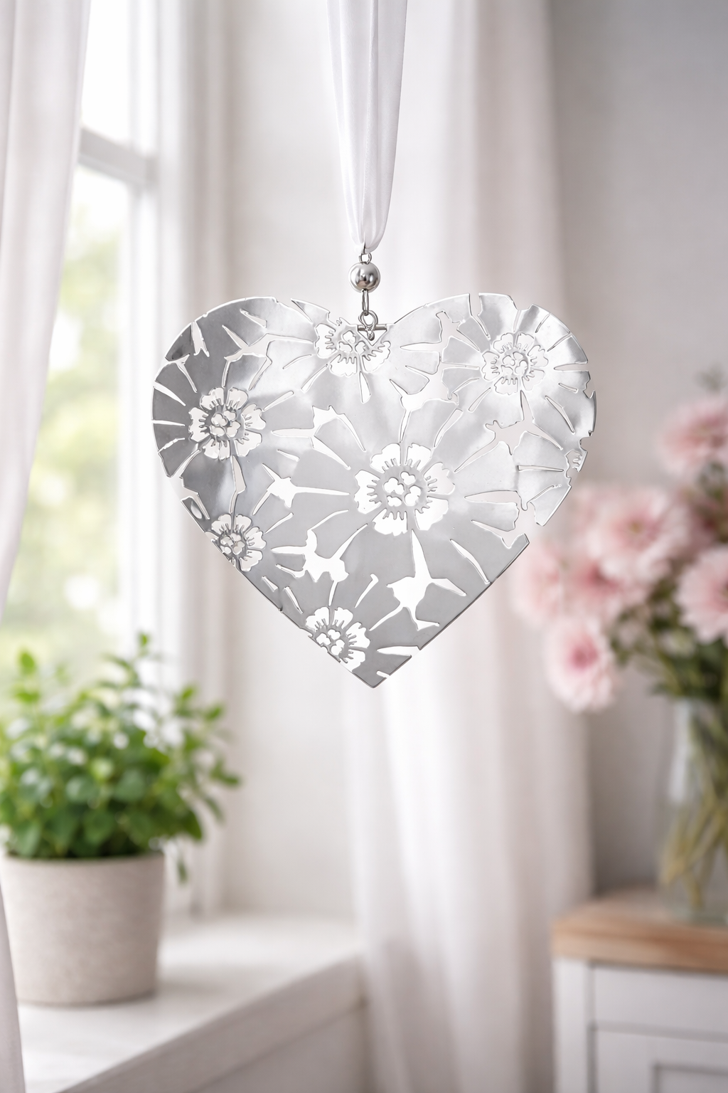 Wildflower Heart Ornament