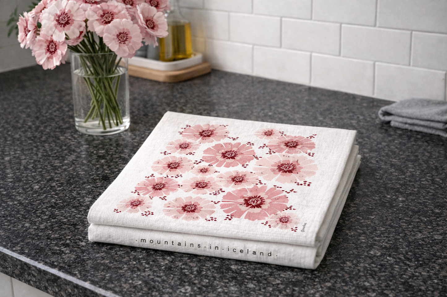 Tea Towel - Icelandic Wildflower