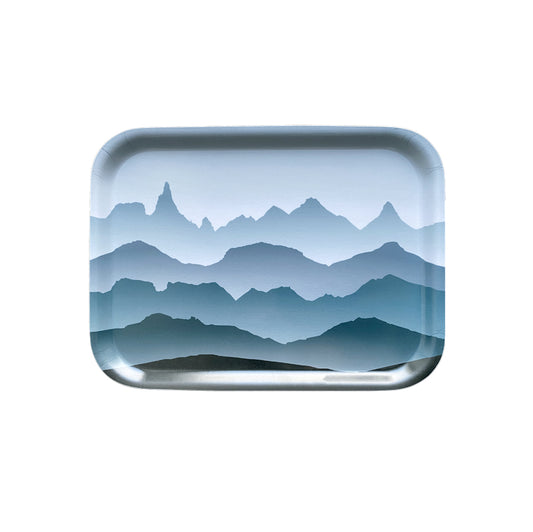 Birch Tray - Mountain View - Blue