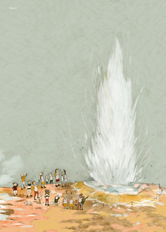 Postcard – Geysir by Linda Ólafsdóttir