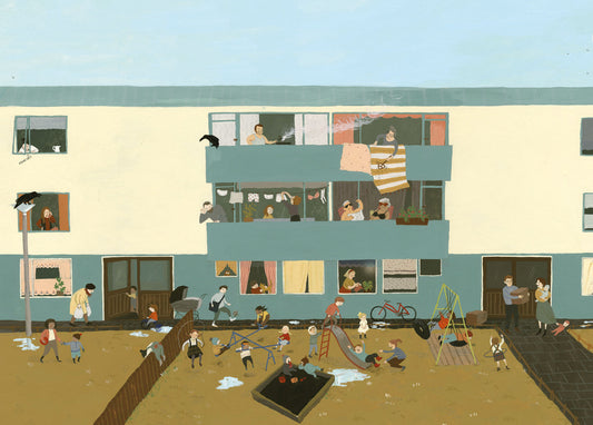 Postcard – Neighbourhood by Linda Ólafsdóttir