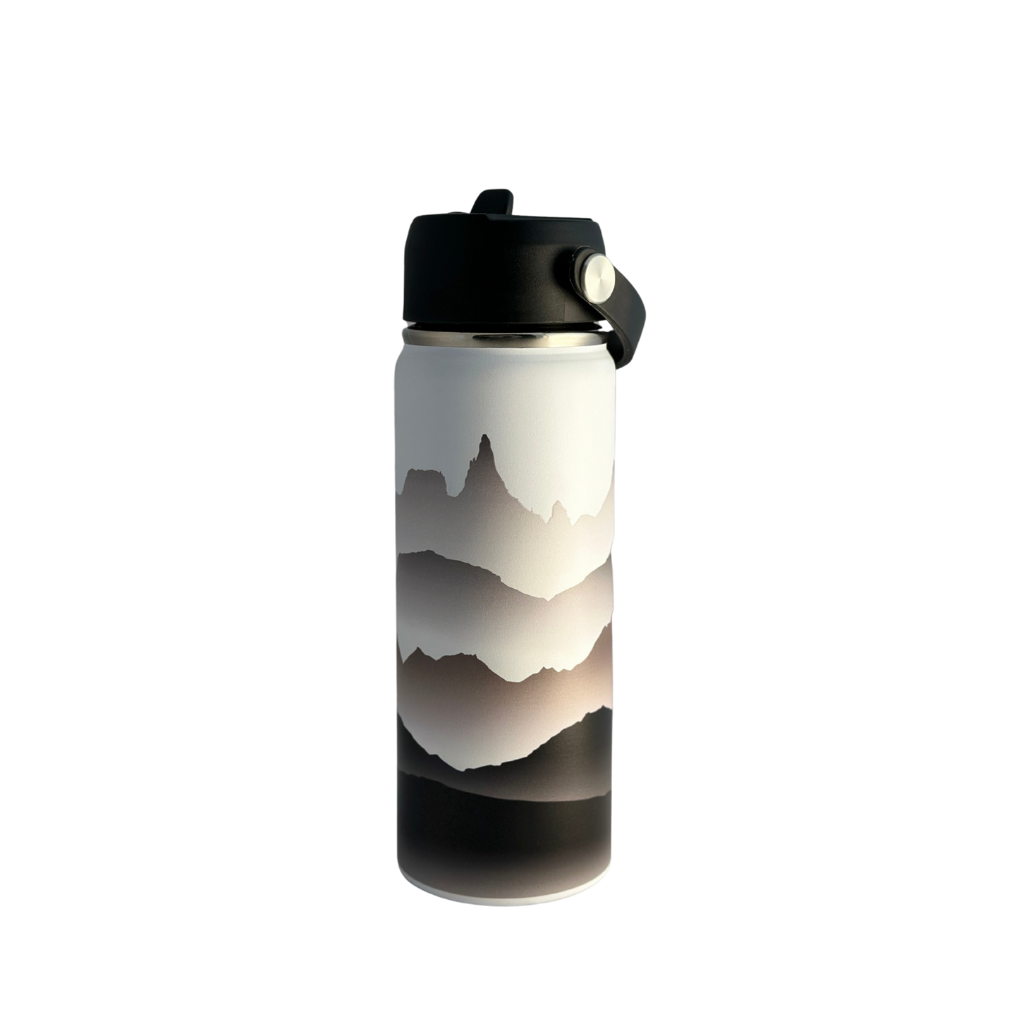 Thermo Steel Water Bottle - Mountain View Ash Brown