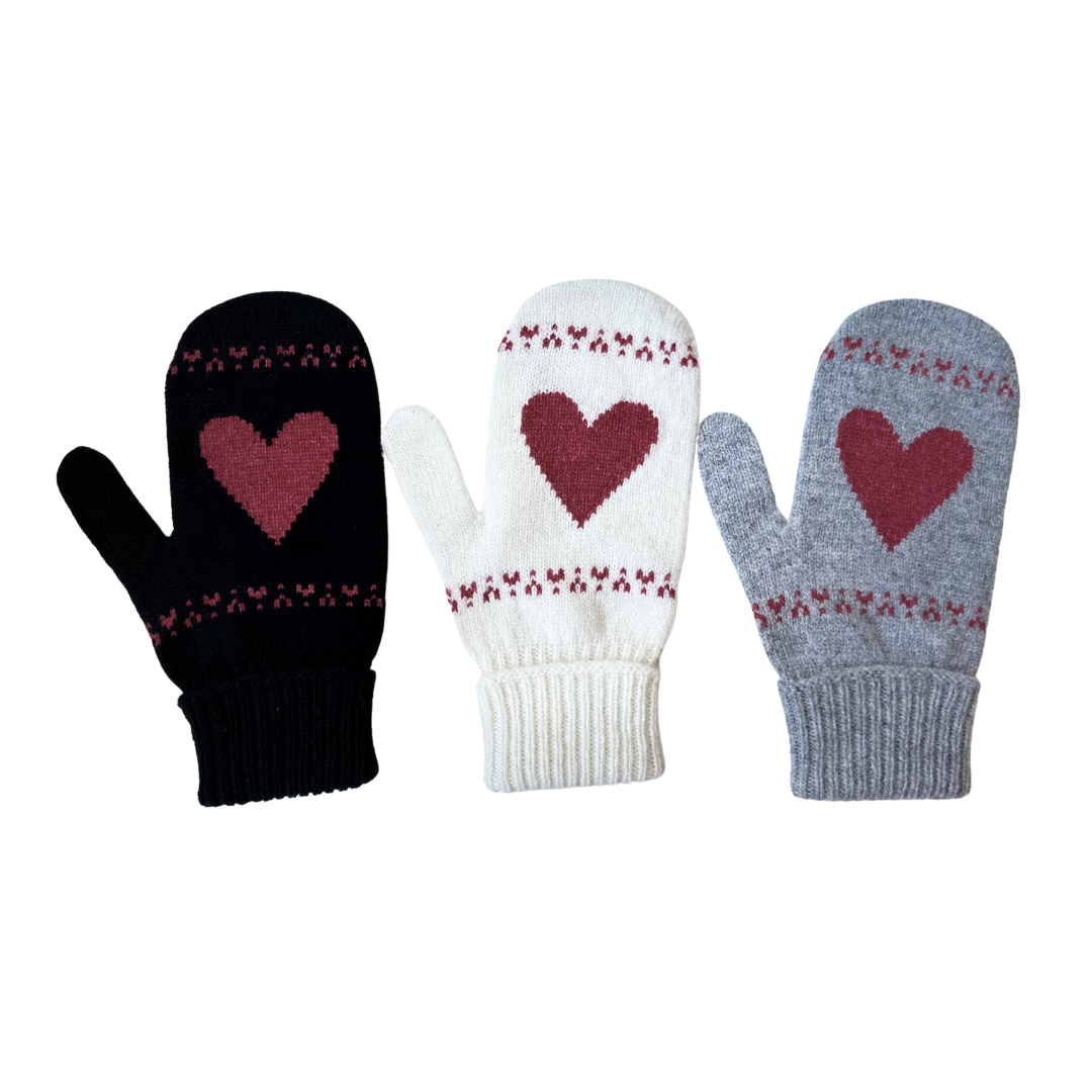 Warmhearted Wool Mittens