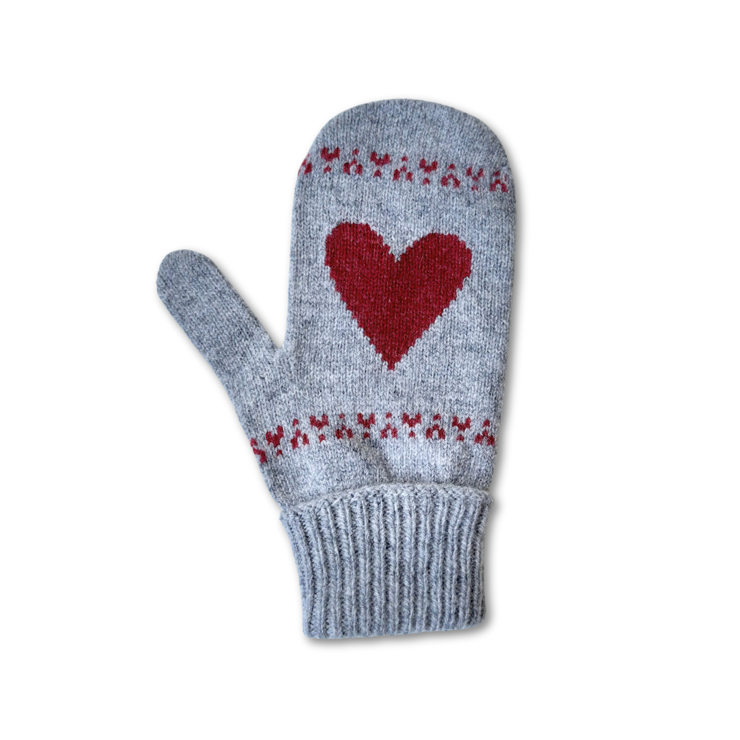 Warmhearted Wool Mittens